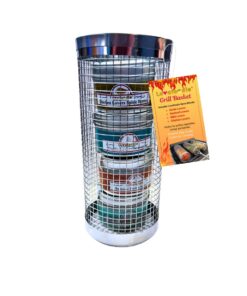 Grill Basket with Luvafoodie Grilling Spices
